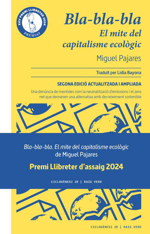 Blablabla Miguel Pajares Raig Verd Editorial PREMI LLIBRETER 2024